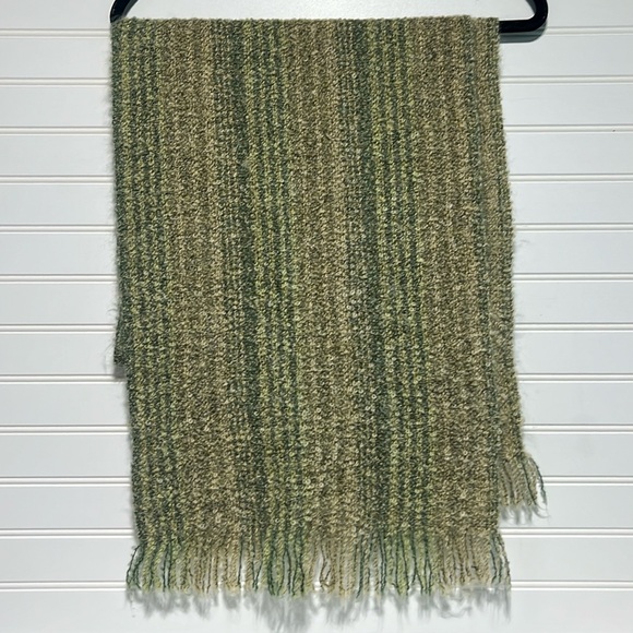 Wool cashmere Scarf - Shades of green color- spring, St.‎ Patrick’s Day, Irish - Picture 1 of 5